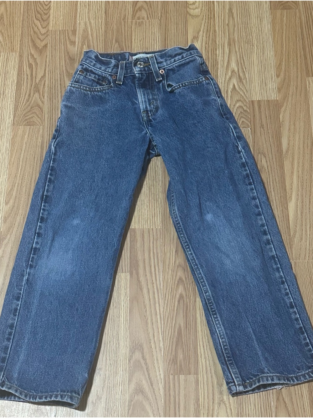 Levi's 569 Dark Blue Jeans - Loose Straight Fit - Size 9 Slim - 22.5 W & 23.5 L